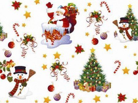 PVC obrus VIANOČNÝ SNEHULÁK