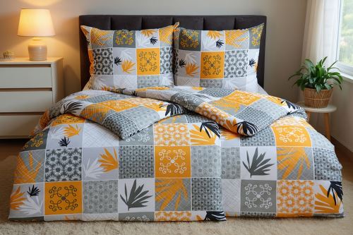 Bavlnené obliečky PLUS NIKA žlté