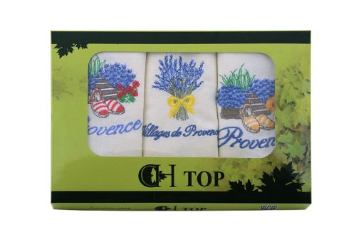 Sada vaflových kuchynských utierok LEVANDUĽA 3 ks