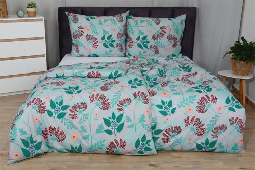 Bavlnené obliečky BASIC 4dielne NIVA šedé (6)