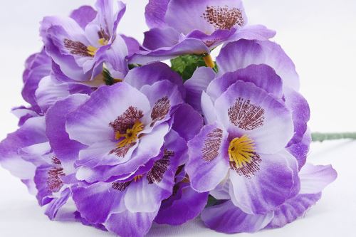 Umelé kvety SIRÔTKY fialové (1)