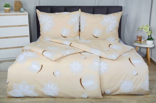 Bavlnené obliečky PLUS SUMA béžové