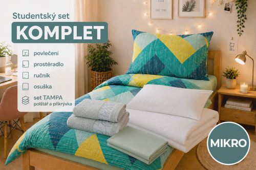 Študentský set KOMPLET ZERINA petrolejový