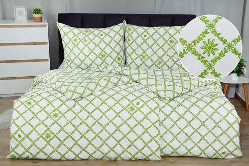 Bavlnené obliečky PLUS KEBA limetkové