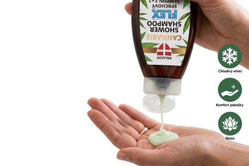 Konopný sprchový šampon FLEX 2v1 500 ml (1)