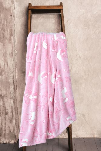 Svietiaca deka VÍLA růžová (1)