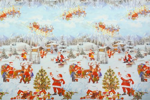 PVC obrus VIANOČNÝ MIKULÁŠ