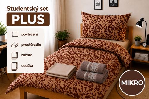Študentský set PLUS LONA hnedý