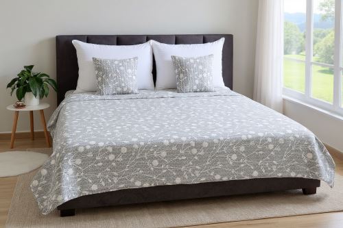 Dvojlôžkový posteľný prehoz JENIFER+ vankúšiky ZADARMO