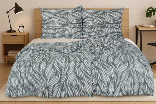 Bavlnené obliečky PLUS BONITA šedé (1)