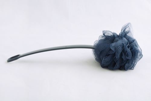 Masážna žinka s rukoväťou TMAVO ŠEDÁ