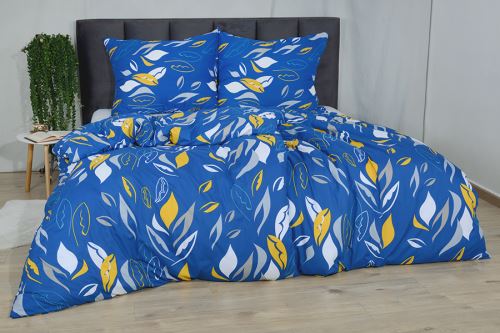 Obliečky mikrosatén 4dielne REZILA modré