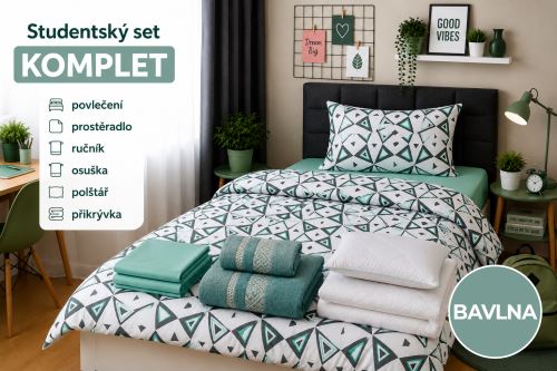 Študentský set KOMPLET TRIA mint