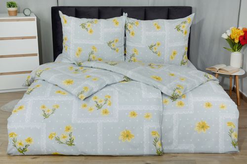 Krepové obliečky FORA šedé