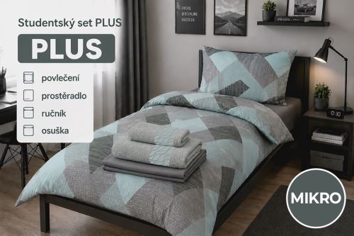 Študentský set PLUS ZERINA sivý