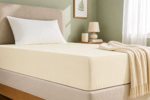 Jersey prestieradlo EVA 90x200 cm SMOTANOVÉ (1)