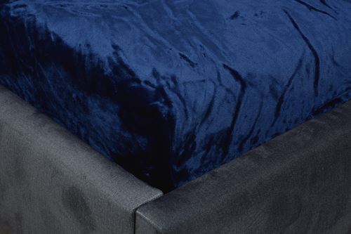 Prestieradlo mikroplyš MOA 90x200 cm tmavo modré