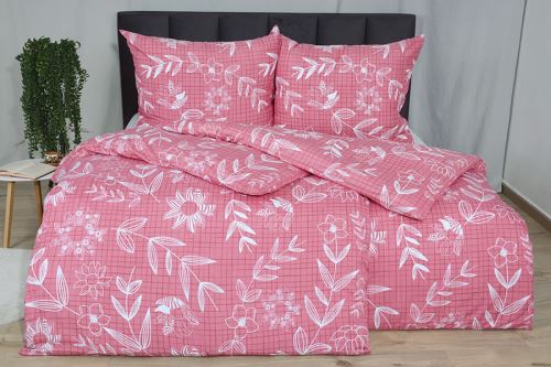 Obliečky mikrosatén RAISA ružové