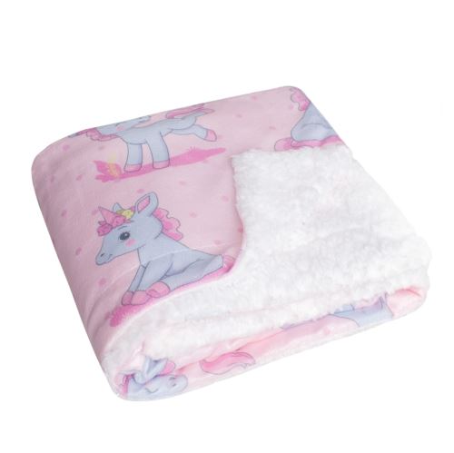 Detská deka s baránkom JEDNOROŽCI
