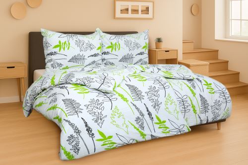 Obliečky MUŠELÍN mikro FOGERA limetkové