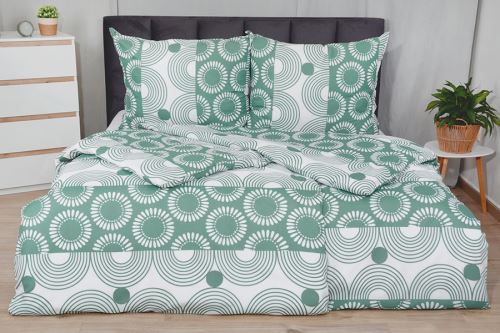 Krepové obliečky PLUS predľžené ZITA zelené