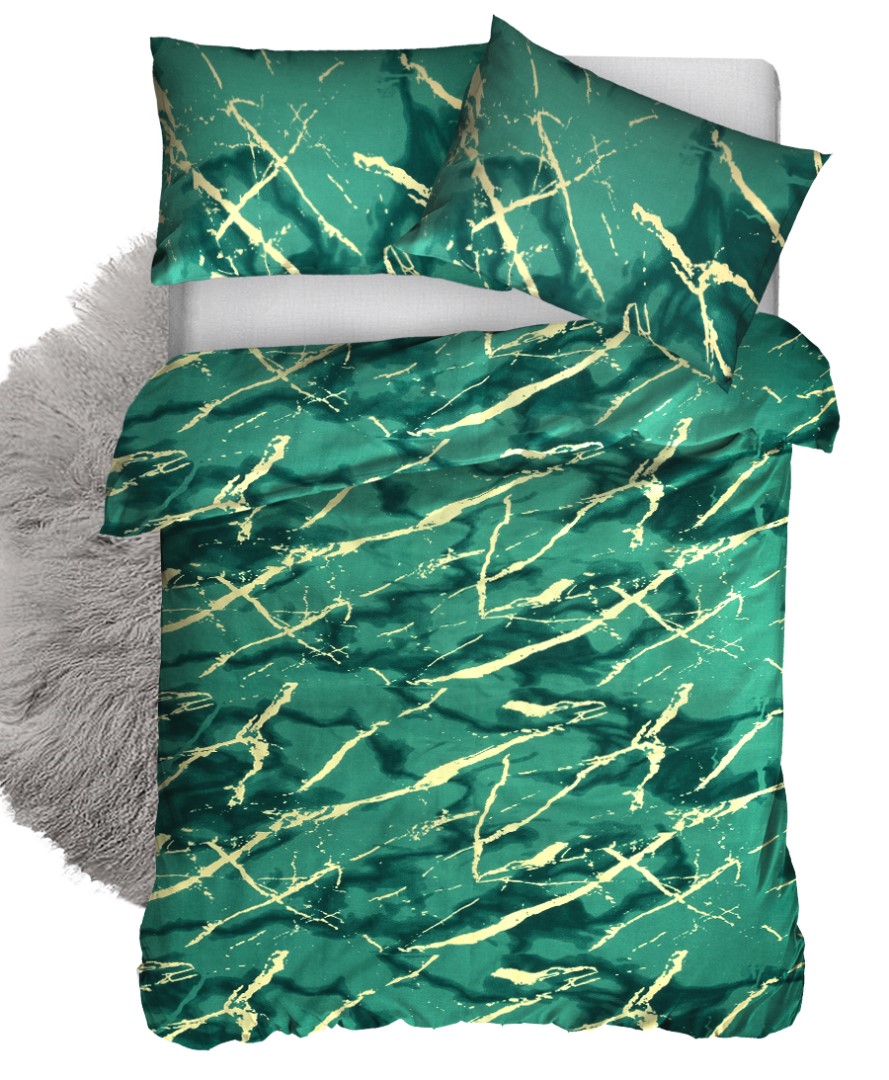 Flanelové obliečky LUMINA zelené