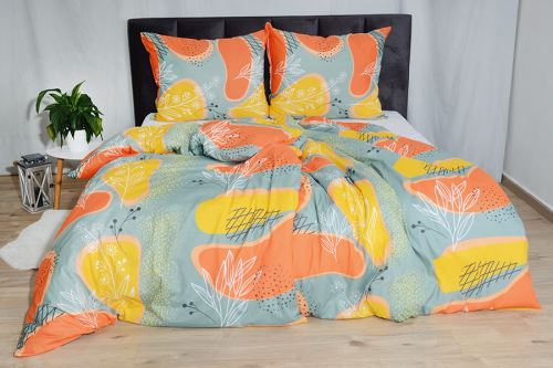 Bavlnené obliečky BASIC ONES okrové