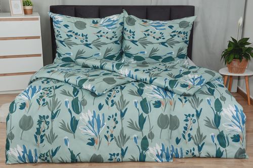 Bavlnené obliečky PLUS ZOLTA modré