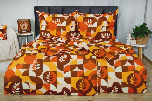 Obliečky mikrosatén SAFA hnedé