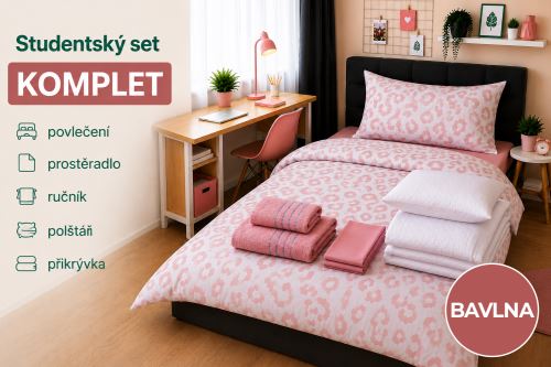 Študentský set KOMPLET PARDA staroružový