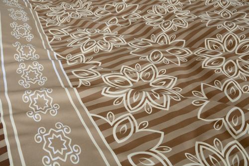 Obliečky mikrosatén predľžené KATORA hnedé (6)