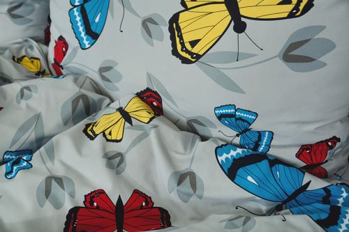 Obliečky z mikrovlákna s bavlneným efektom TERELA šedé (5)