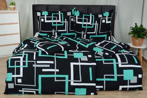 Obliečky mikrosatén BILETA tyrkysové