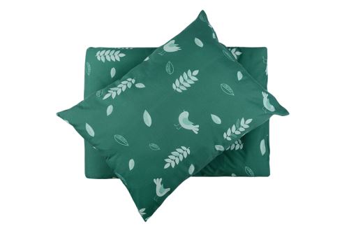 Bavlnené obliečky PLUS predľžené MADARA zelené