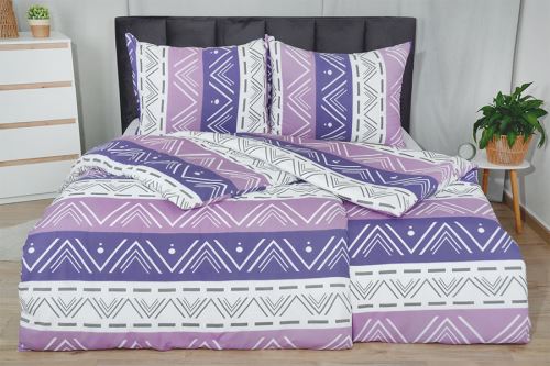 Bavlnené obliečky PLUS KOMA fialové