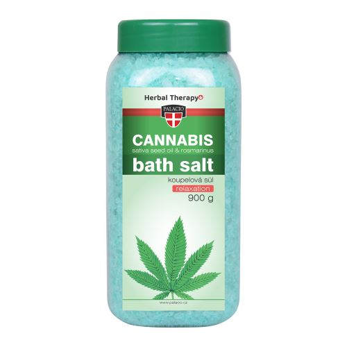 Konopná soľ do kúpeľa Cannabis Rosmarinus 900 g