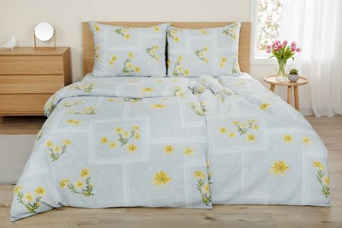 Bavlnené obliečky PLUS FORA šedé