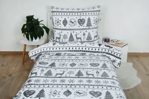 Obliečky mikroplyš LORD šedé