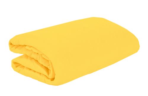 Jersey prestieradlo BASIC ŽLTÉ 180x200 cm