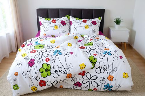 Obliečky mikrosatén predľžené FLEUR