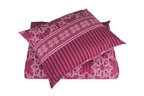 Obliečky mikrosatén predľžené KATORA vínové