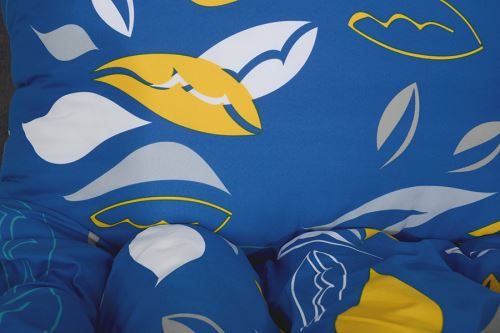 Obliečky mikrosatén 4dielne REZILA modré (5)