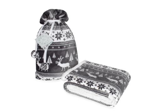 Obojstranná deka PURA šedá