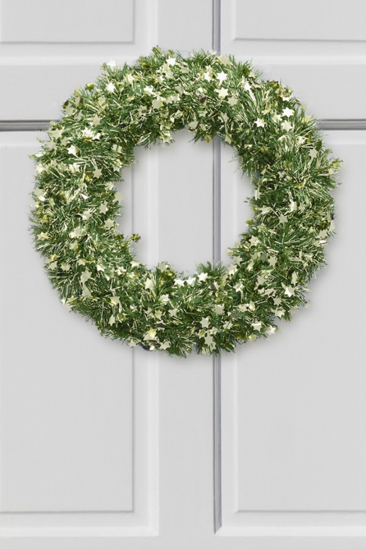 Veniec VIANOČNÁ HVIEZDA zlatý závesný Veniec VIANOČNÁ HVIEZDA zlatý závesný