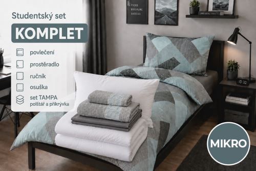 Študentský set KOMPLET ZERINA šedý