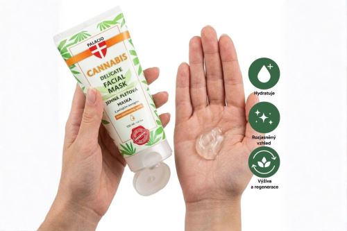Konopná jemná pleťová maska 150 ml (1)