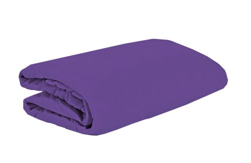 Jersey prestieradlo BASIC TMAVO FIALOVÉ 180x200 cm