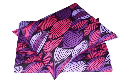 Obliečky z mikrovlákna s bavlneným efektom predĺžené LAPIDA fuchsiovia