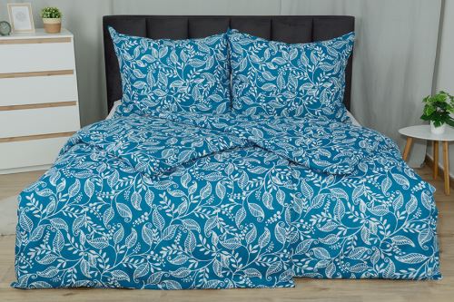 Bavlnené obliečky BASIC LISA modré