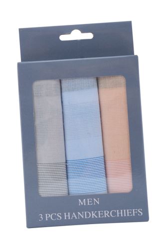 Sada pánskych vreckoviek ROMAN 3 ks